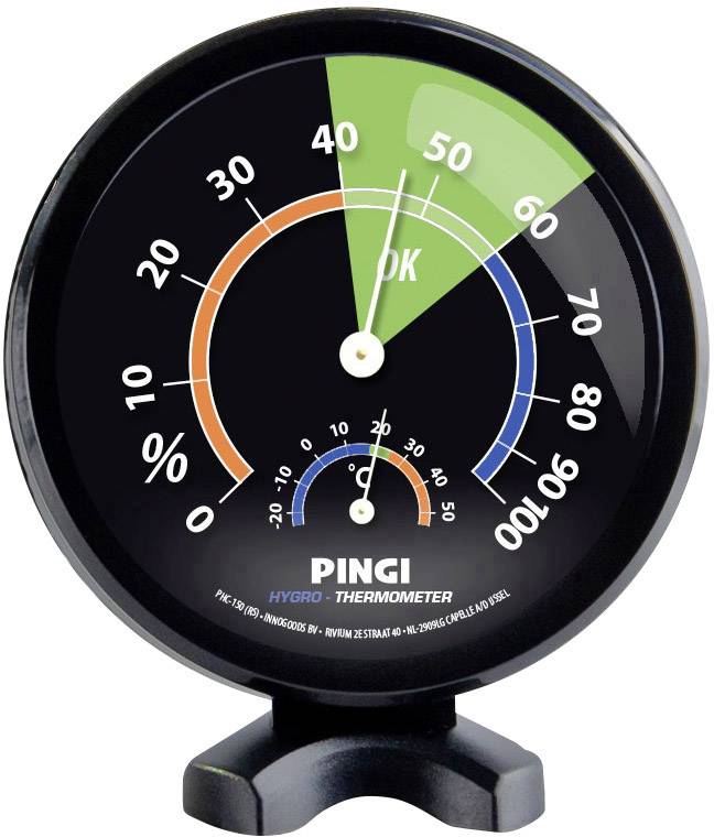 Analóg hőmérő és páratartalom mérő, PINGI PHC-150