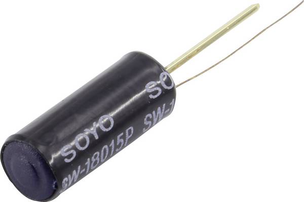 <br> TRU COMPONENTS<br> TC-SW-18015P<br> Rázkódás érzékelő<br> Mérési tartomány: 360 ° (max)<br> <br> Forrasztható tüske<br> <br> <br>