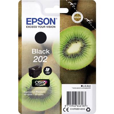Epson Tinta T02E1, 202 Eredeti  Fekete C13T02E14010