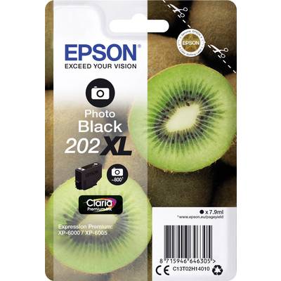 Epson Tinta T02H1, 202XL Eredeti  Fénykép fekete C13T02H14010