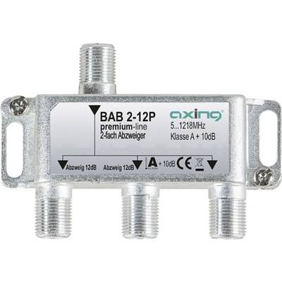 Axing BAB 2-12P Kábel-TV leágaztató 2 részes 5 - 1218 MHz