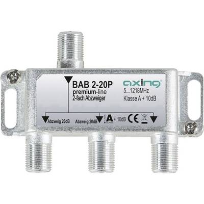 Axing BAB 2-20P Kábel-TV leágaztató 2 részes 5 - 1218 MHz