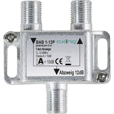 Axing BAB 1-12P Kábel-TV leágaztató 1 csatornás 5 - 1218 MHz
