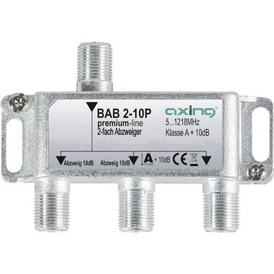 Axing BAB 2-10P Kábel-TV leágaztató 2 részes 5 - 1218 MHz