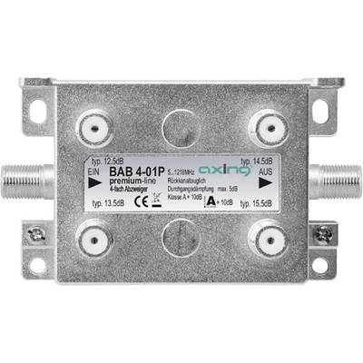 Axing BAB 4-01P Kábel-TV leágaztató 4 részes 5 - 1218 MHz