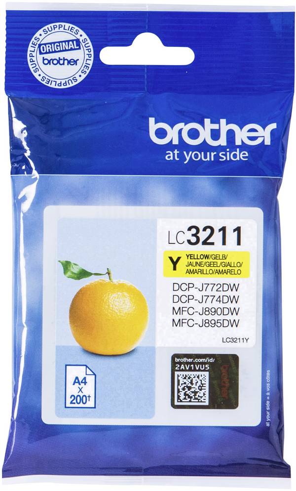 Brother Tinta LC-3211Y Eredeti  Sárga LC3211Y