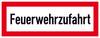 SafetyMarking 11.2898 Figyelmeztető tábla Tűzoltósági bejáró Alumínium (Sz x Ma) 297 mm x 105 mm 1 db