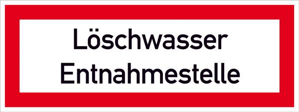 SafetyMarking 11.2875 Figyelmeztető tábla Oltóvíz vételi hely Alumínium (Sz x Ma) 420 mm x 148 mm 1 db
