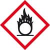 SafetyMarking 39.B1013 GHS veszély piktogramm 03 Láng körben Poliészter (Sz x Ma) 50 mm x 50 mm 1 db