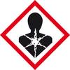 SafetyMarking 21.B1030 GHS veszély piktogramm 08 Veszély az egészség Öntapadó fólia (Sz x Ma) 50 mm x 50 mm 1 db