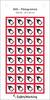 SafetyMarking 30.B1017 GHS veszély piktogramm 03 Láng körben Öntapadó fólia (Sz x Ma) 20 mm x 20 mm 32 db