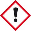 SafetyMarking 39.B1022 GHS veszély piktogramm 07 Felkiáltójel, Távolság tartása Poliészter (Sz x Ma) 100 mm x 100 mm 1 db