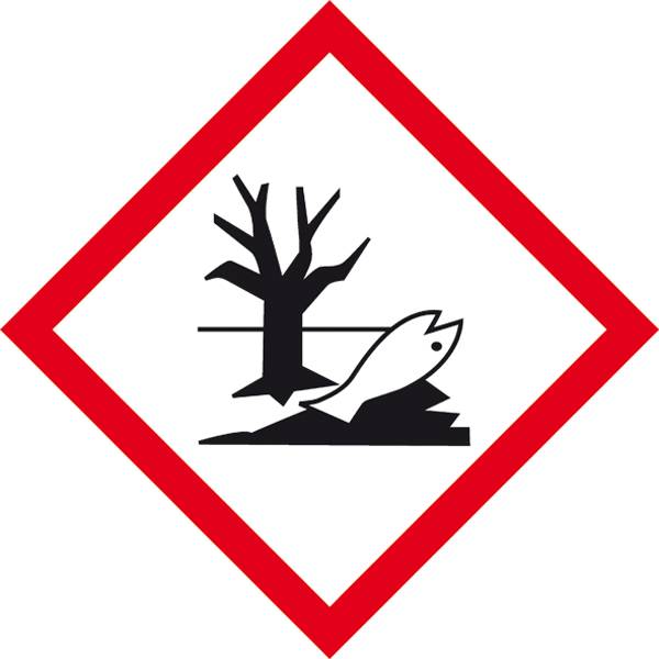 SafetyMarking 21.B1035 GHS veszély piktogramm 09 Környezet Öntapadó fólia (Sz x Ma) 200 mm x 200 mm    1 db
