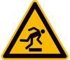 Biztonsági pecsét Akadályok a padlón Alumínium 100 mm ISO 7010 SafetyMarking 11.A8180 1 db