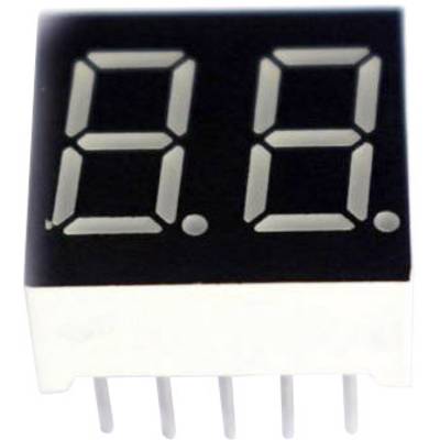 Egy LED-kijelző '8,8' számot mutat, amelynek minden számjegye mellett ponttal, és a kijelző állva van, látható csatlakozó érintkezőkkel.