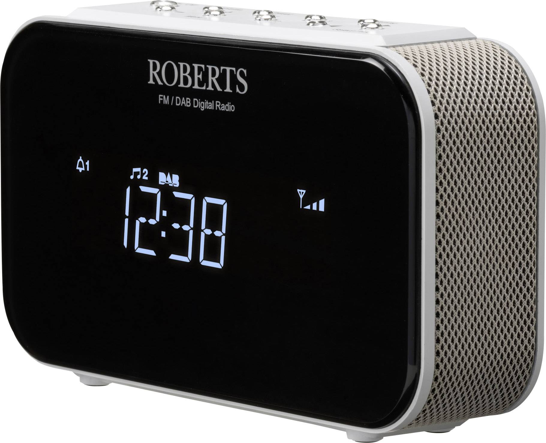 Roberts Ortus 1 Rádiós ébresztőóra URH AUX Fehér-2
