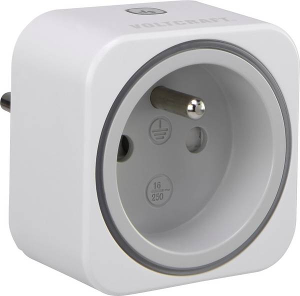 VOLTCRAFT SEM6000FR Energiafogyasztás mérő Bluetooth csatlakozó, Adatexport, Adatgyűjtő funkció, Költség előrejelzés, TRMS, Beállítható áramtarifa, Alkalmazás vezérléssel