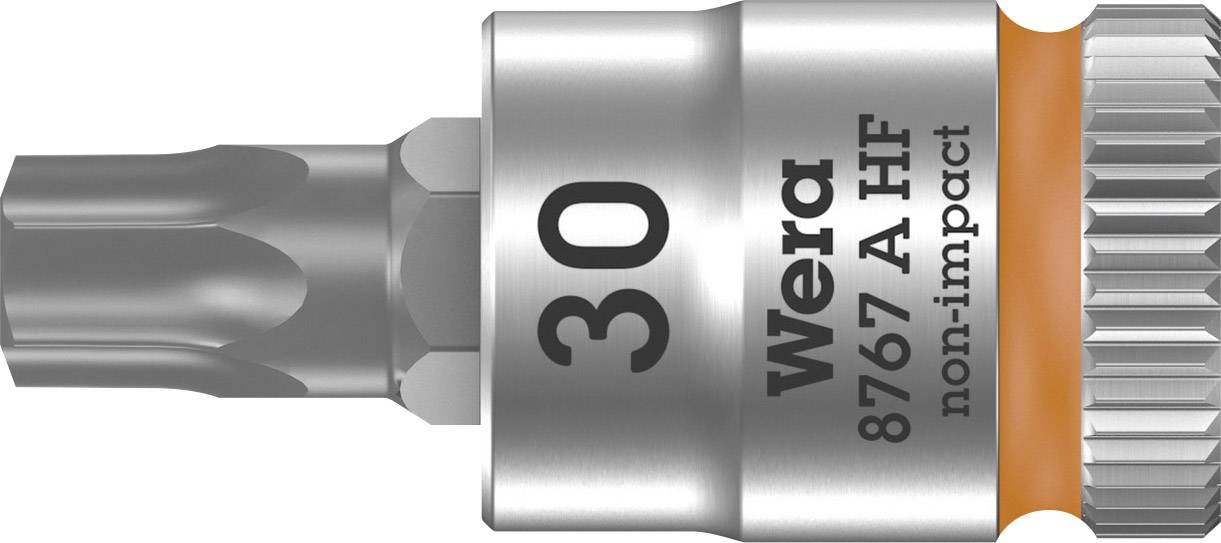 Wera 8767 A 05003369001 Belső kerek hatlap (TX) Dugókulcs bit betét Tartó funkció 6.3 mm 1/4 T 30 1/4 (6,3 mm)