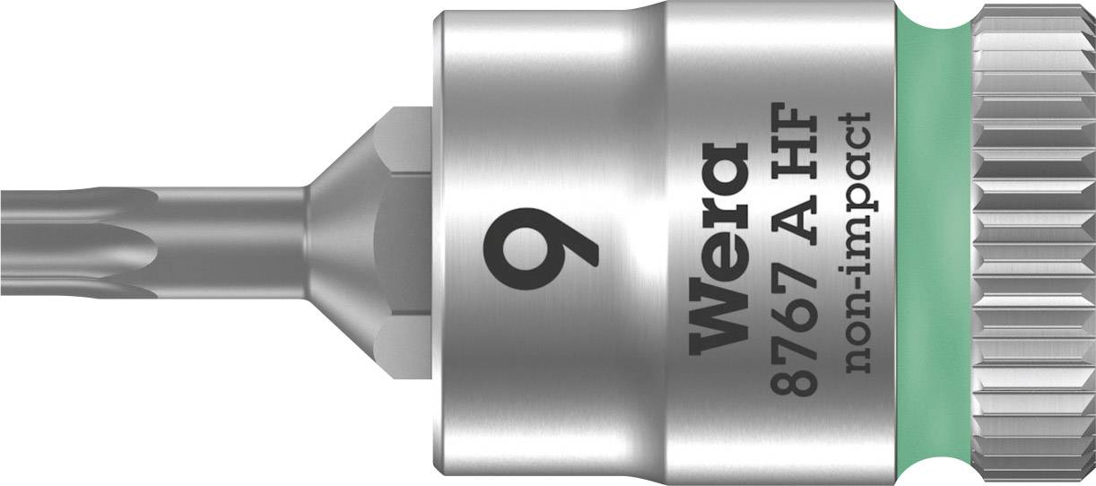 Wera 8767 A 05003361001 Belső kerek hatlap (TX) Dugókulcs bit betét T 9 1/4 (6,3 mm)