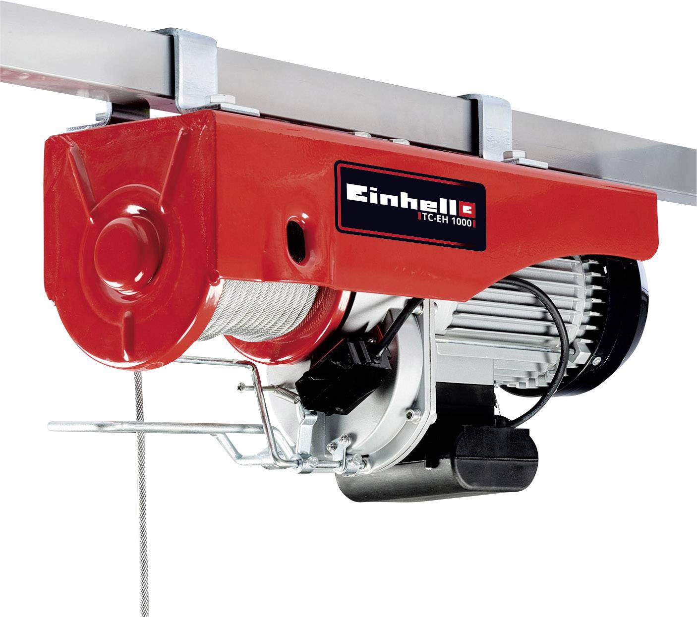 Einhell 2255160 Elektromos csörlő Teherbírás (vezetőgörgővel) 999 kg Teherbírás (vezetőgörgő nélkül) 500 kg