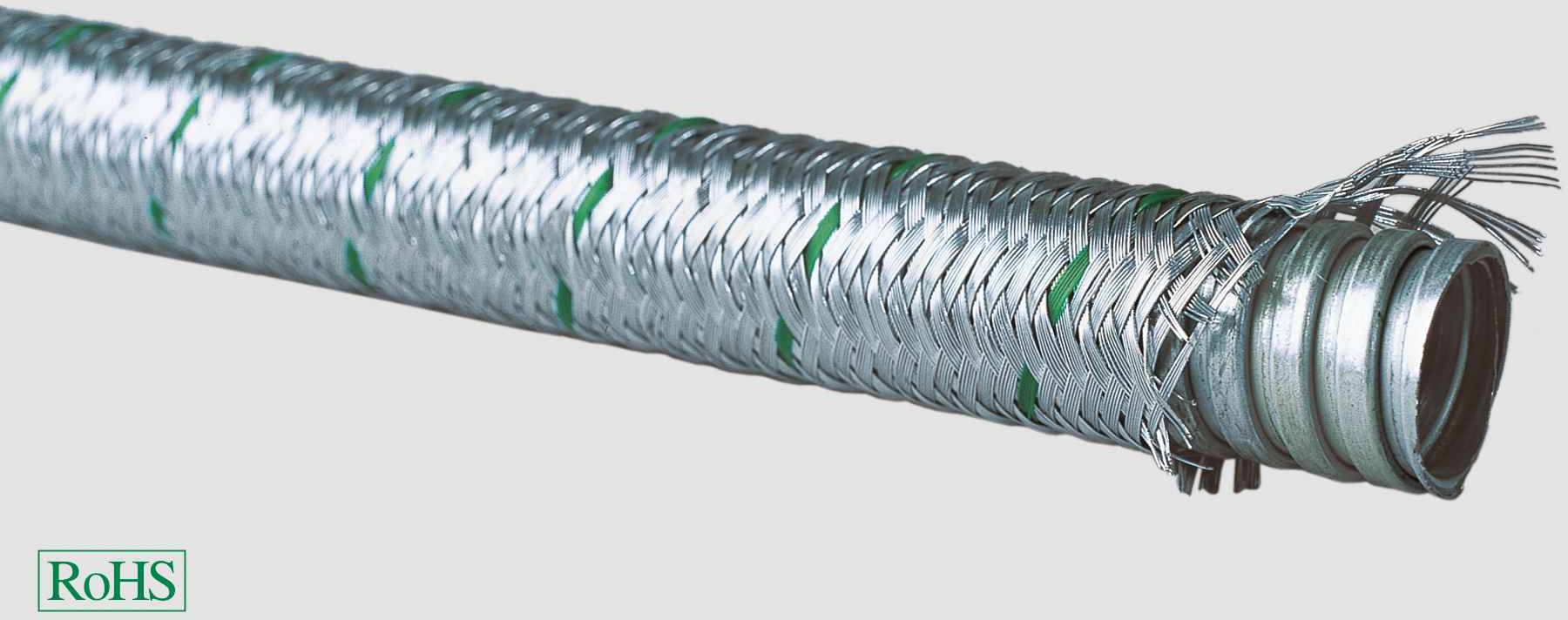 HELU 94921 SPR-EDU-AS Fém védőtömlő Ezüst 10.00 mm 10 m