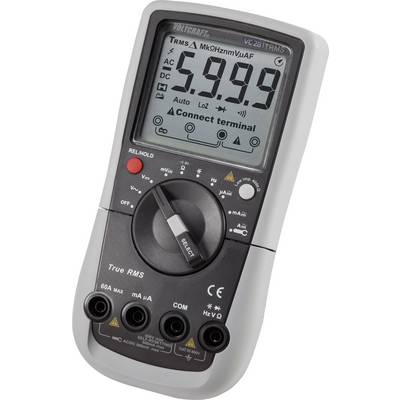 Digitális kézi multiméter lakatfogó adapterrel CAT III 600 V kijelző (digitek): 6000 VOLTCRAFT VC281-15