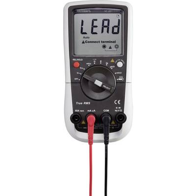 Digitális kézi multiméter lakatfogó adapterrel CAT III 600 V kijelző (digitek): 6000 VOLTCRAFT VC281-17