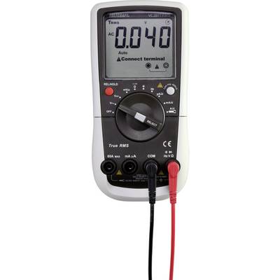 Digitális kézi multiméter lakatfogó adapterrel CAT III 600 V kijelző (digitek): 6000 VOLTCRAFT VC281-18
