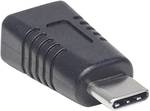 Manhattan Hi-Speed USB-C kábeladapter, USB 2.0 C típusú férfi - Mini-B női 480 Mbps fekete