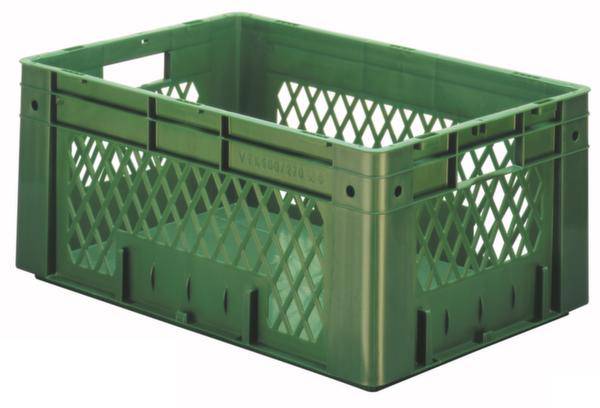 LA-KA-PE VTK 600/270-1 Egymásra rakható doboz Élelmiszerek tárolására alkalmas (H x Sz x Ma) 600 x 400 x 270 mm Zöld 2 db