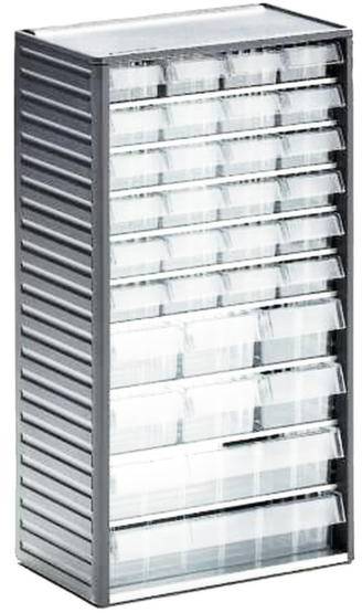 Treston 550C-3 Univerzális Alkatrésztároló szekrény (H x Sz x Ma) 180 x 310 x 550 mm Antracit szürke 1 db