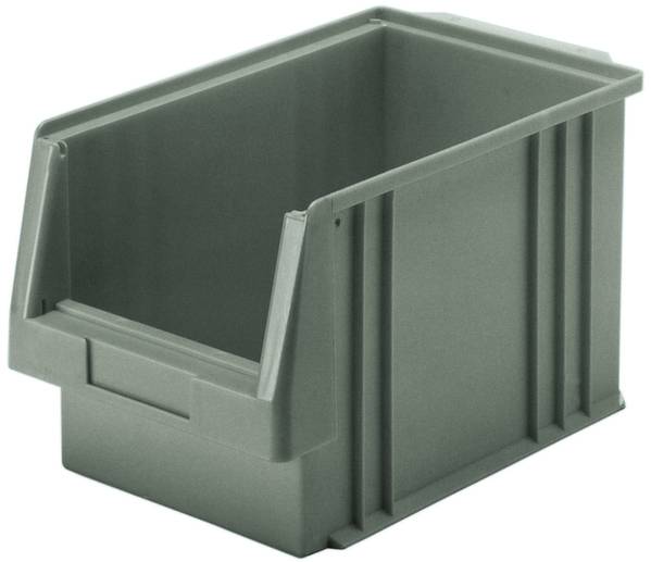 LA-KA-PE 531041 Nyitott tárolódobozok Lakape (Sz x Ma x Mé) 213 x 150 x 330 mm Szürke 10 db