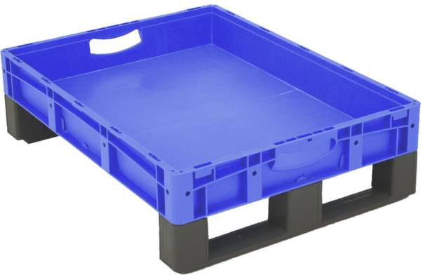 BITO Lagertechnik 1658330 Egymásra rakható doboz Élelmiszerek tárolására alkalmas (H x Sz x Ma) 800 x 600 x 220 mm Kék 1 db
