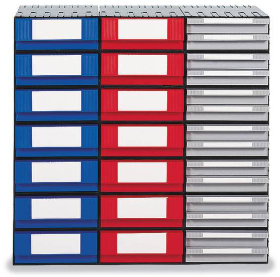Plastipol Scheu 1658434 Fiók, fiókrendszerhez (Sz x Ma x Mé) 242 x 51 x 345 mm Szürke 1 db