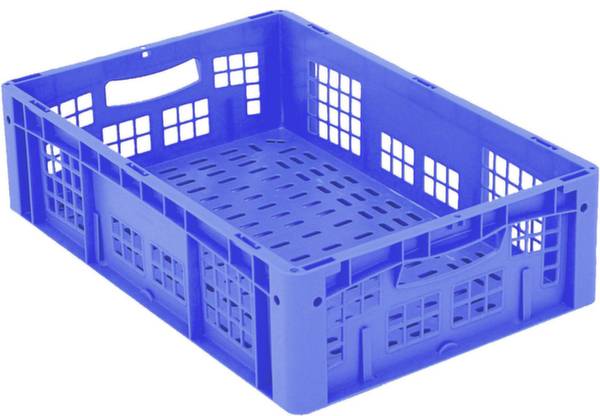 BITO Lagertechnik 1658767 Egymásra rakható doboz Ergonomic Élelmiszerek tárolására alkalmas (H x Sz x Ma) 600 x 400 x 170 mm Kék 1 db