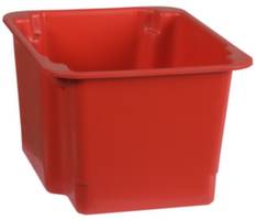 Plastipol Scheu 1658783 Egymásra rakható doboz Élelmiszerek tárolására alkalmas (H x Sz x Ma) 300 x 200 x 150 mm Piros 1 db