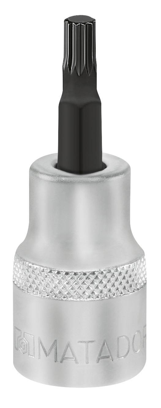 Matador Schraubwerkzeuge 40790120 Külső négyfogú (XZN) Dugókulcs bit betét 12 mm M12 1/2 (12,5 mm)