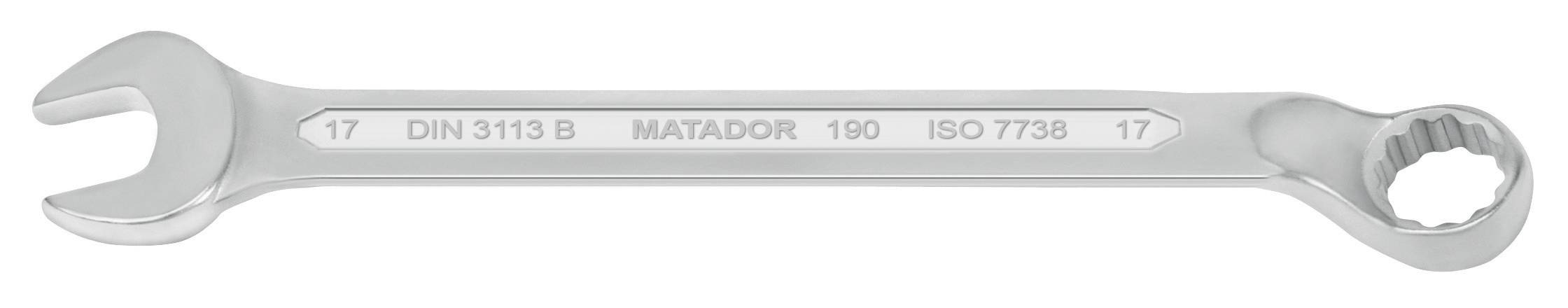 Matador Schraubwerkzeuge 01900170 Racsnis csavarkulcs Kulcsszélesség (metrikus) 17 mm