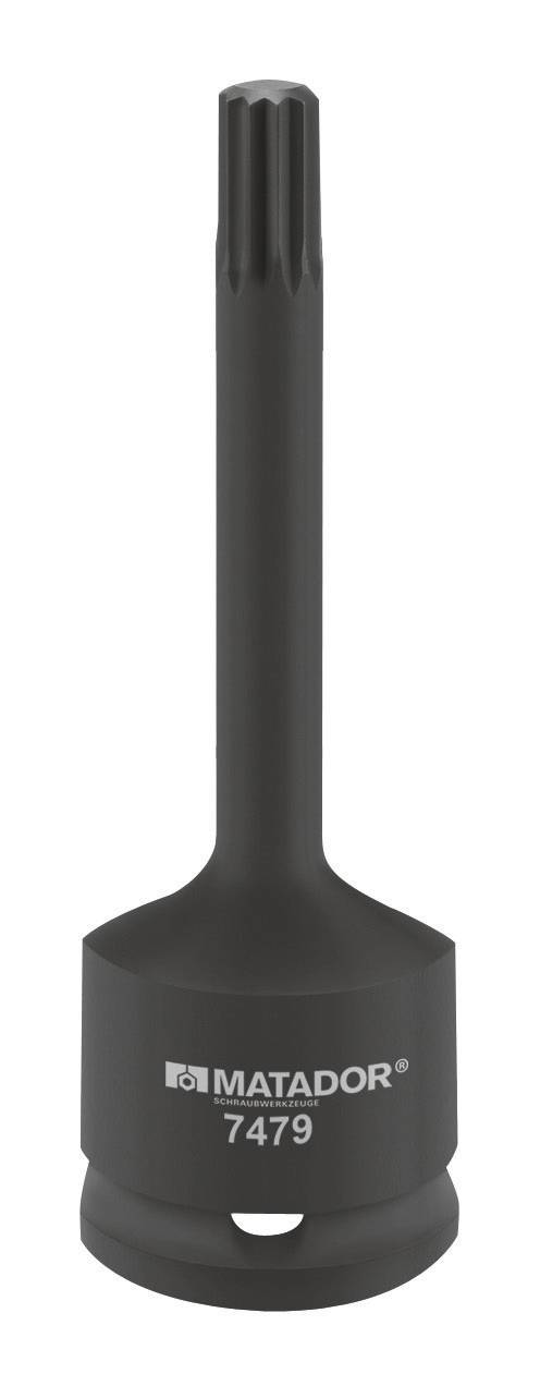 Matador Schraubwerkzeuge 74790080 Sokszög (XZN) Ütvefúró dugókulcs betét 8 mm M8 1/2 (12,5 mm)
