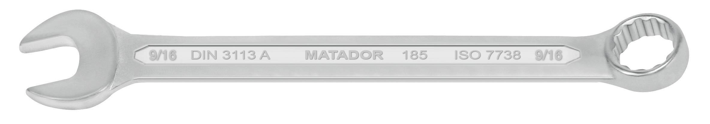 Matador Schraubwerkzeuge 01858006 Racsnis csavarkulcs Kulcsszélesség (coll) 9/16
