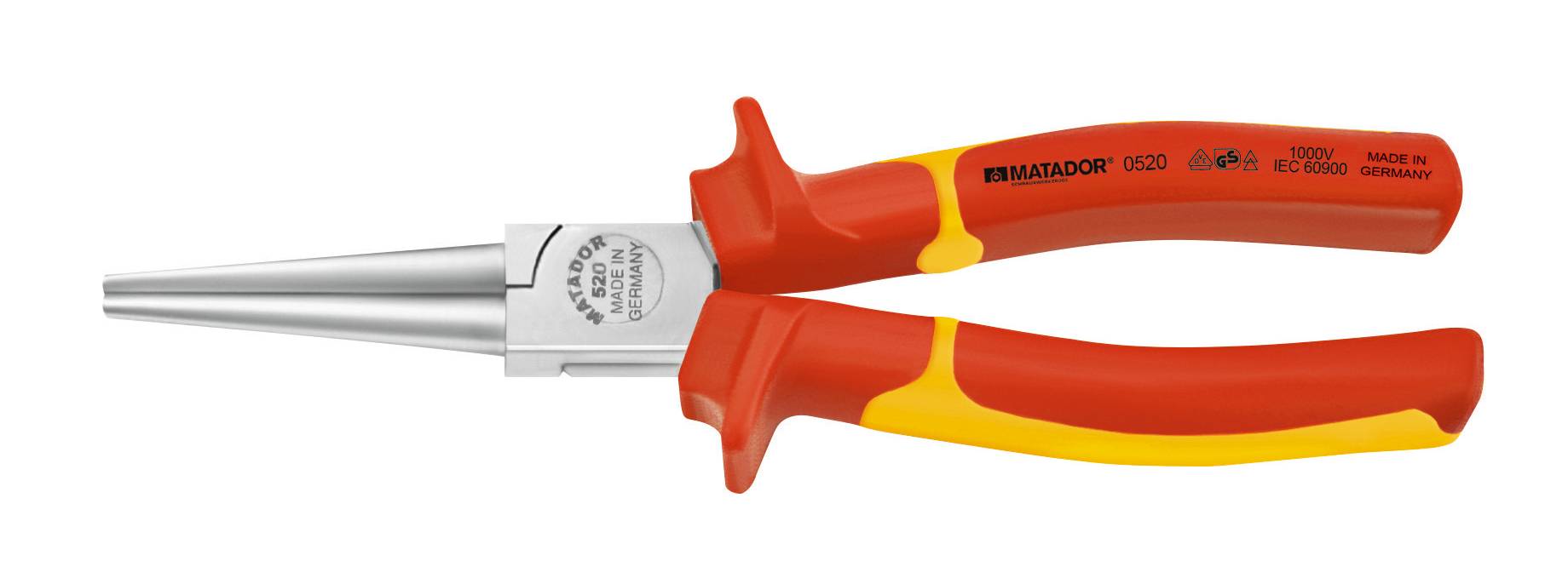 Ez egy piros és sárga Matador típusú csípőfogó. A markolatai szigeteltek, alkalmasak 1000 voltig terjedő munkálatokhoz.