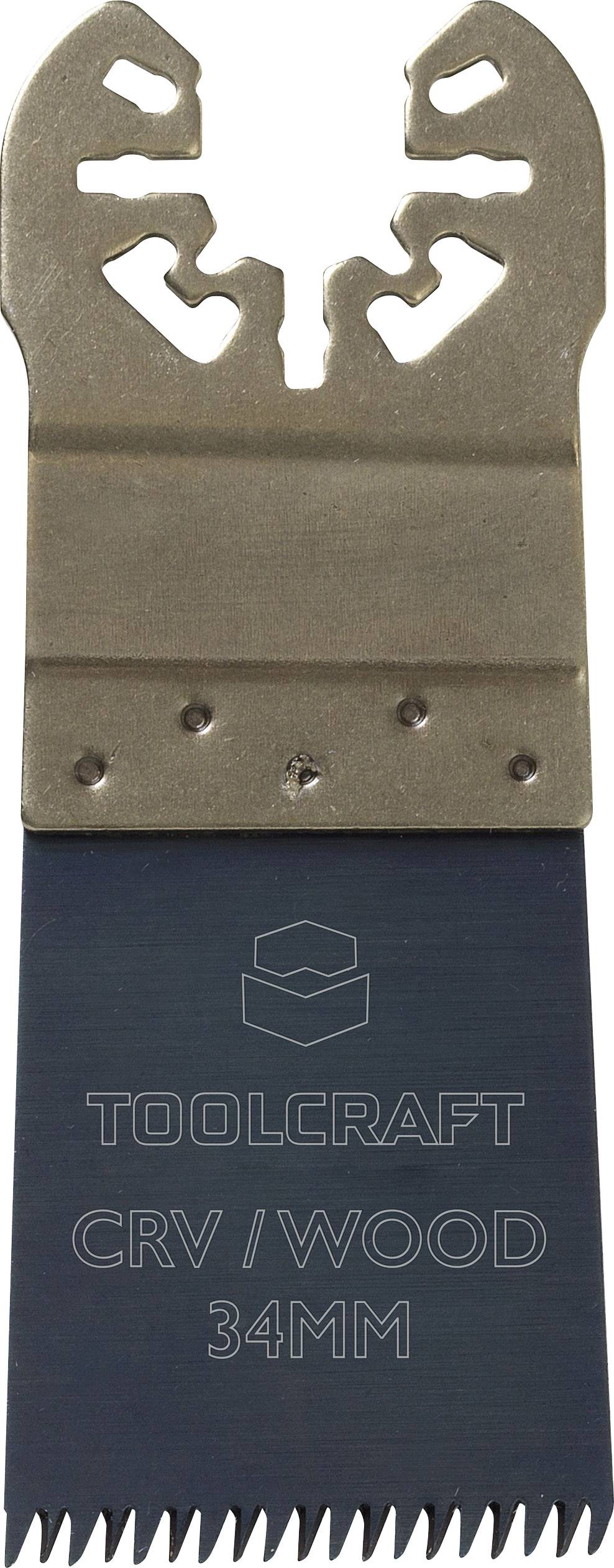 TOOLCRAFT TO-4985394 Króm-vanádium acél Merülő fűrészlap 1 db 34 mm 1 db