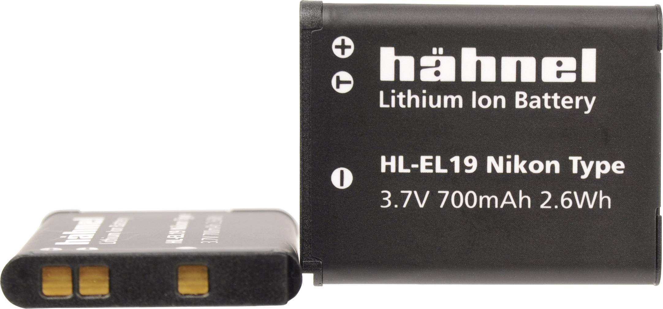 Hähnel Fototechnik HL-EL19 Kamera akku Megfelelő eredeti akku (kamera) EN-EL19 3.7 V 700 mAh