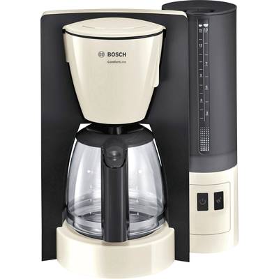 Bosch Haushalt TKA6A047 ComfortLine Kávéfőző Krém, Fekete Kapacitás, csésze=15