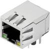 Weidmüller RJ45C5 T1D 3.2E4G/Y TY RJ45 CAT 5 csatlakozó 2562820000 Alj, beépíthető, vízszintes Pólusszám 12 Ezüst, Fekete 140 db