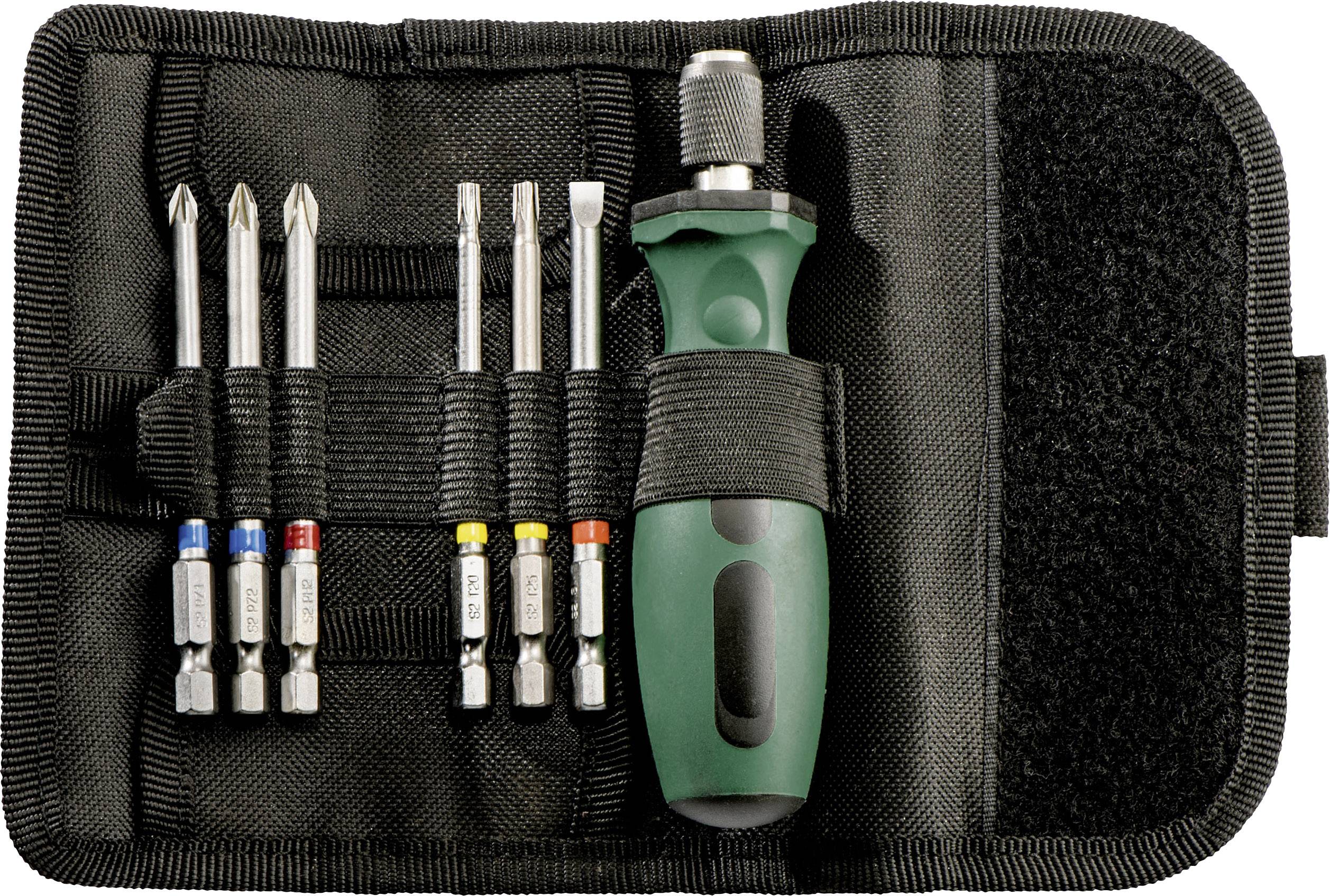 Metabo 626723000-1 Bit készlet 7 részes Bit tartó csavarhúzóval