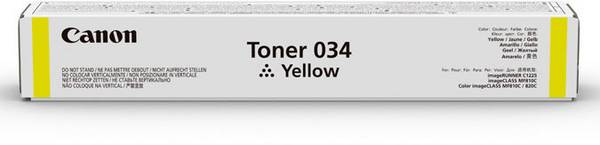 Canon Toner 034 Eredeti  Sárga 7300 oldal 9451B001