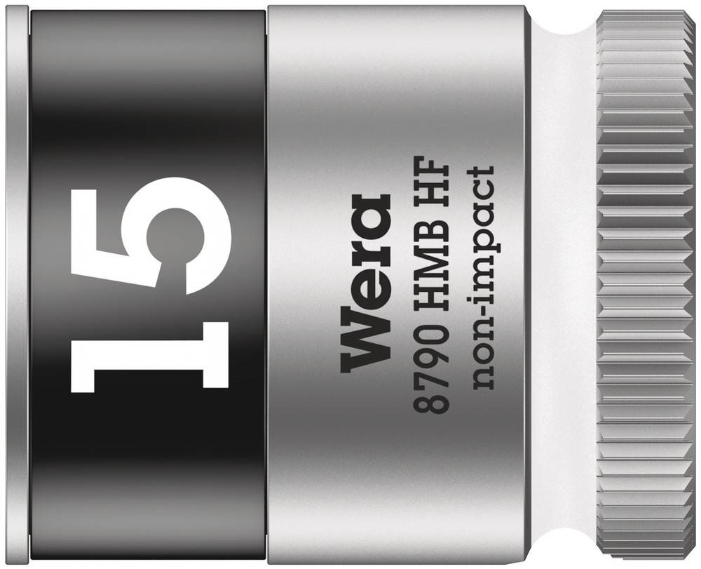 Wera 8790 HMB HF 05003749001 Külső hatlap Dugókulcs betét Tartó funkció 15 mm 3/8 15 mm 3/8 (10 mm)