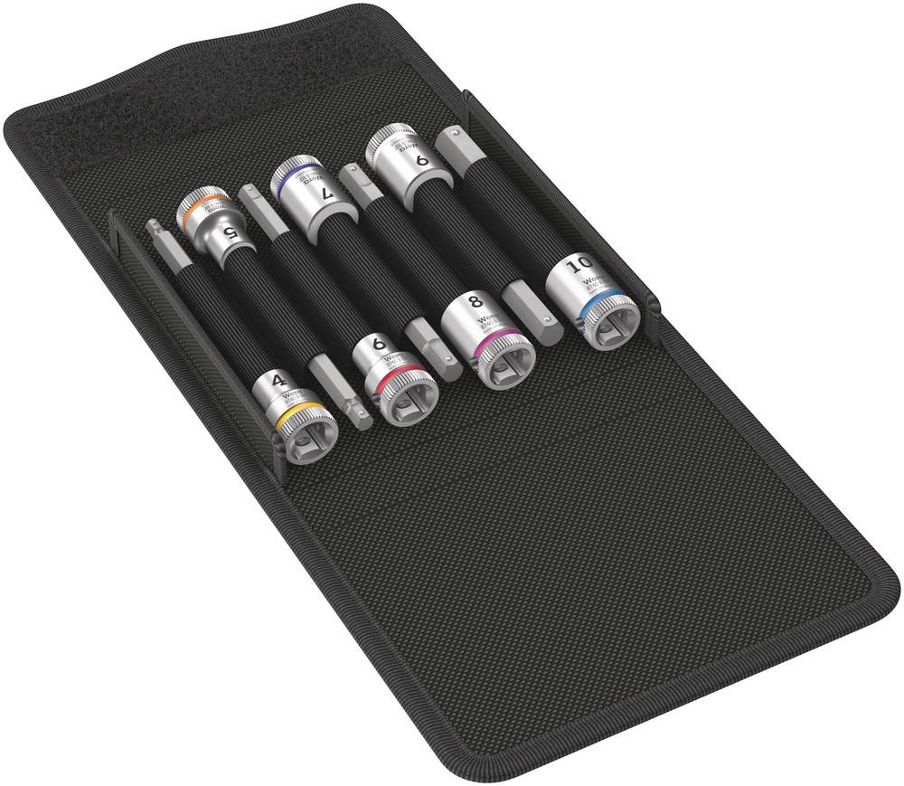 Wera 8740 B HF Dugókulcs betét készlet Metrikus 3/8 (10 mm) 7 részes 05003180001