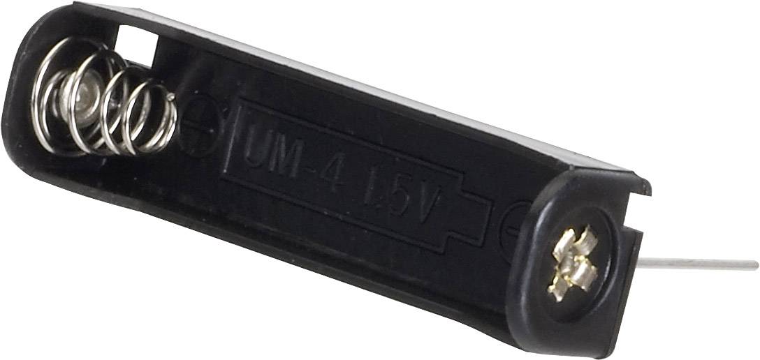 TRU COMPONENTS BH-411-3P Elemtartó 1 Mikro (AAA) Kontaktpólus
